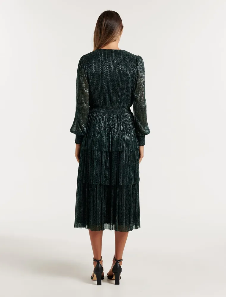Winifred Plisse Midi Dress - Women's Fashion | Ever New