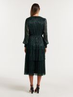 Winifred Plisse Midi Dress