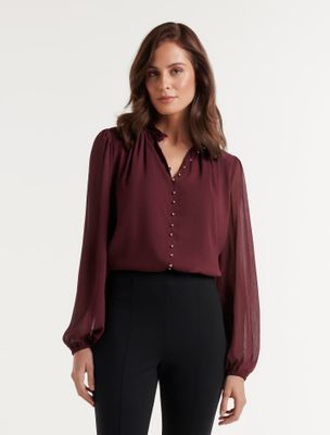 Gwen Button Detail Blouse