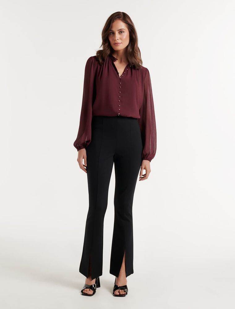 Gwen Button Detail Blouse