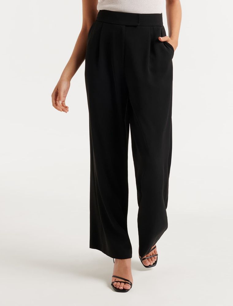 Nylah Petite Wide-Leg Pants