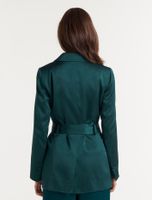 Alora Satin Tie Blazer