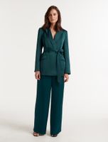 Alora Satin Tie Blazer