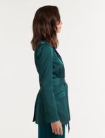 Alora Satin Tie Blazer