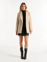 Connie Double-Breasted Blazer Camel - 0 to 12 Women's Blazers