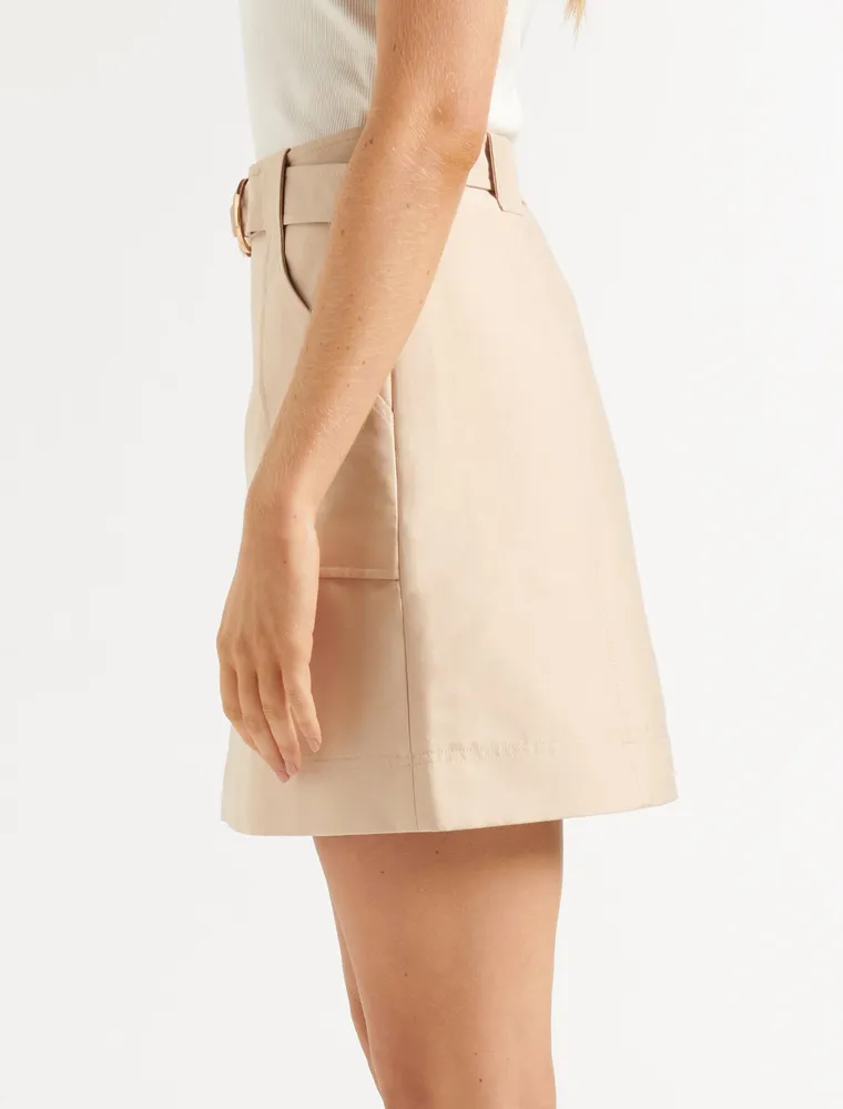 Maria D-Ring Mini Skirt