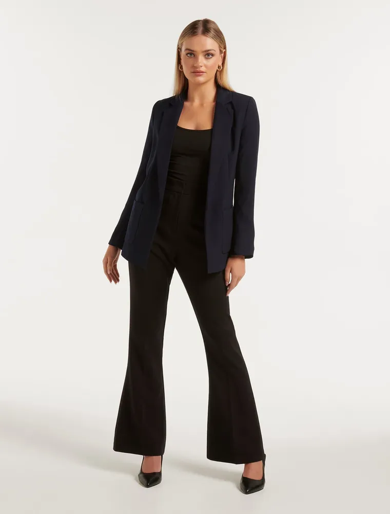 Tess Boyfriend Blazer Navy - 0 to 12 Women's Blazers