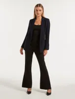 Tess Boyfriend Blazer Navy - 0 to 12 Women's Blazers