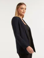 Tess Boyfriend Blazer Navy - 0 to 12 Women's Blazers