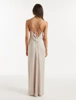 Blair Petite Back Detail Midi Dress - Women's Fashion | Ever New