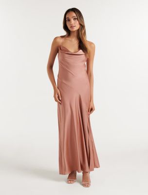 Blair Petite Back Detail Maxi Dress