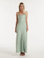 Blair Petite Back-Detail Maxi Dress