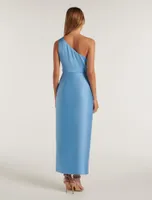 Melissa One Shoulder Satin Dress - Women's Fashion | Ever New