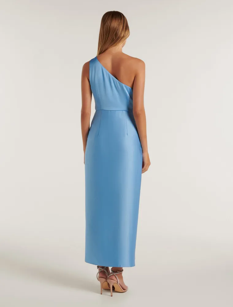 Melissa Petite One Shoulder Dress