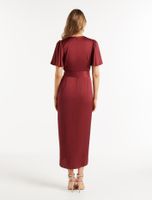 Carolina Petite Satin Midi Dress