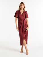 Carolina Satin Midi Dress