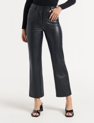 Helena PU Straight Leg Pants