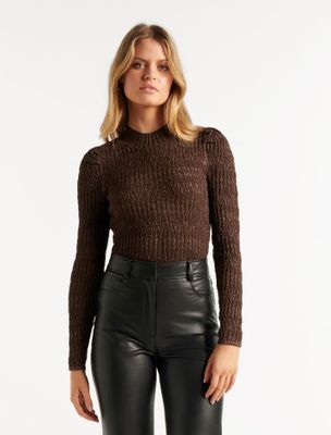 Clara Pointelle Knit Sweater