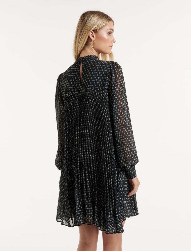 Genevieve Pleated Mini Dress