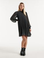 Genevieve Pleated Mini Dress