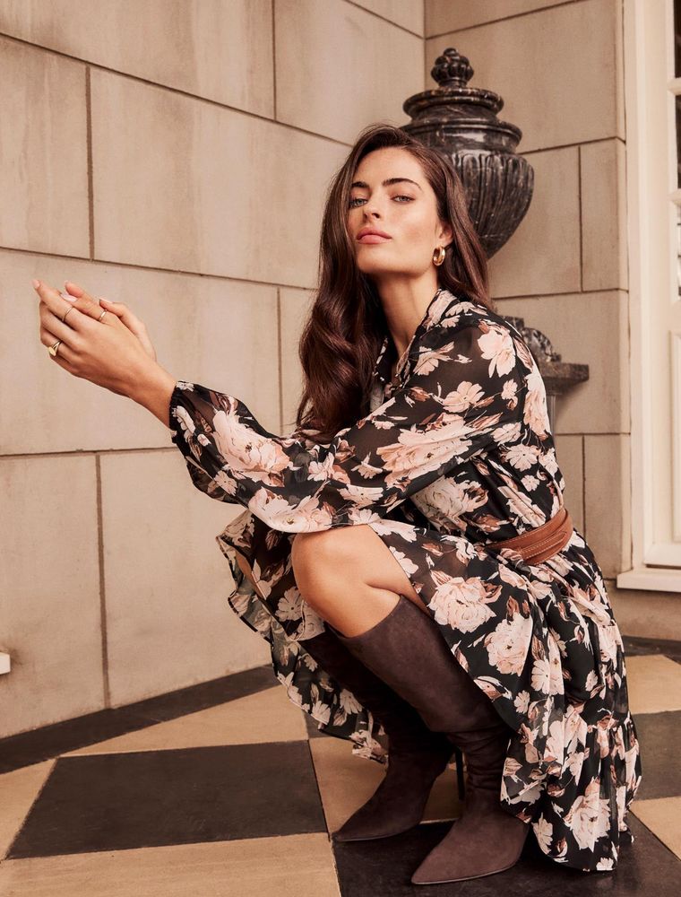 Faye Tiered Skater Dress