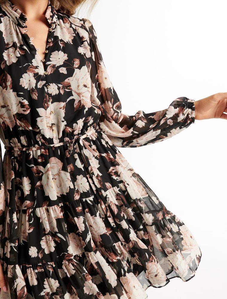 Faye Tiered Skater Dress