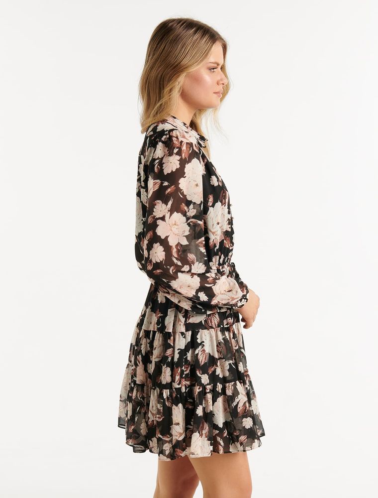 Faye Tiered Skater Dress