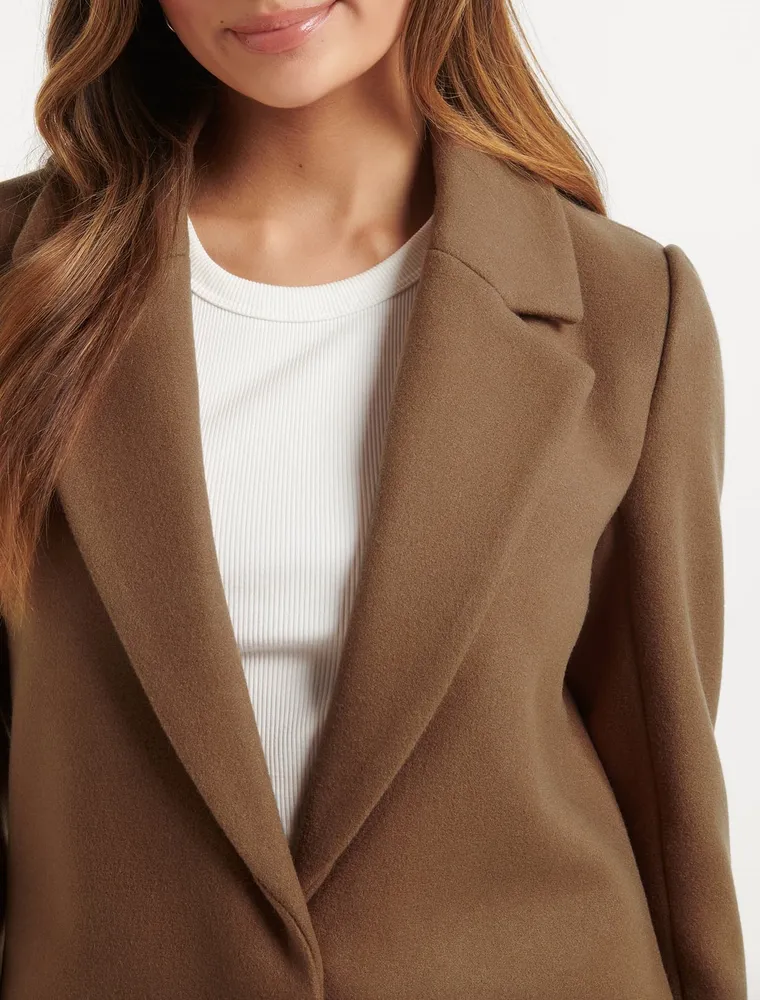 Delilah Petite Longline Coatigan