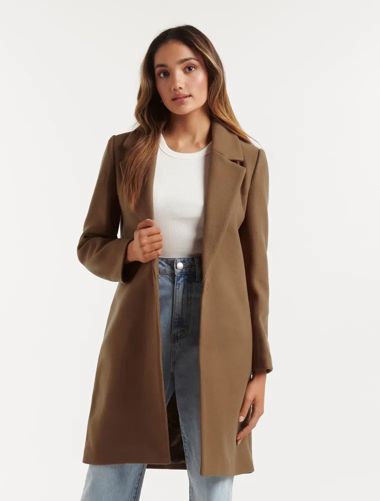 Delilah Petite Longline Coatigan