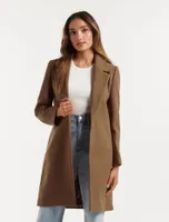 Delilah Petite Longline Coatigan