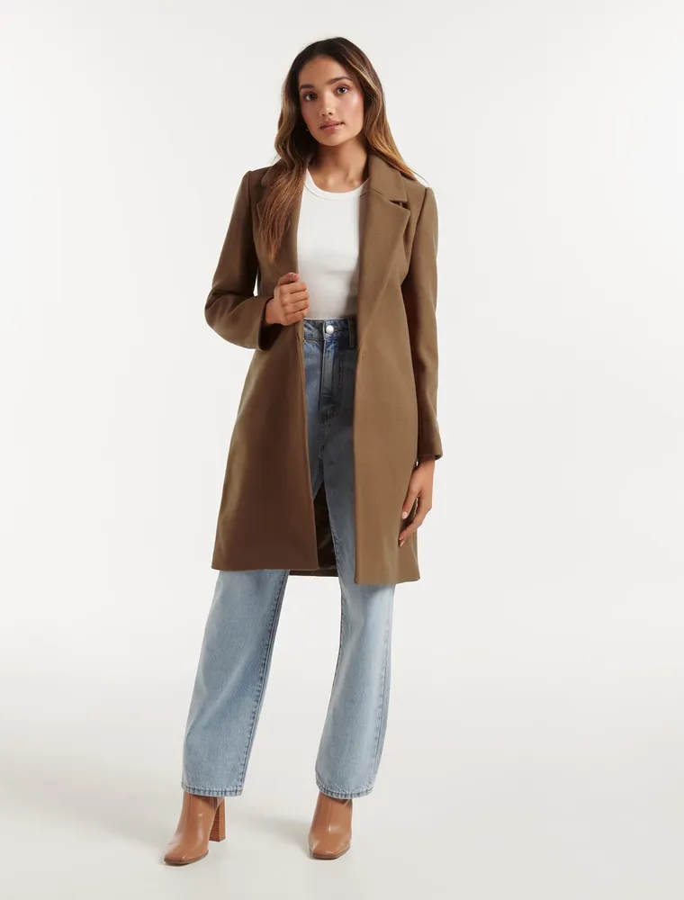 Delilah Petite Longline Coatigan