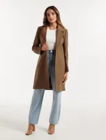 Delilah Petite Longline Coatigan