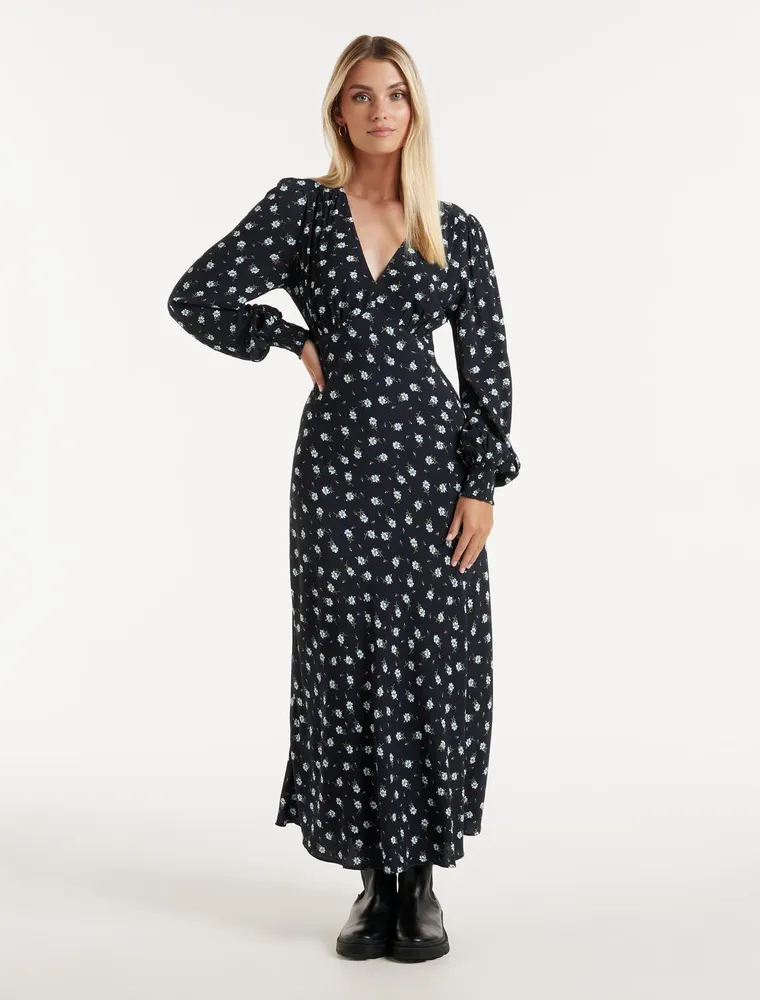 Farah Bias Cut Midi Dress - Women's Fashion | Ever New