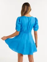 Rowan Linen Tea Dress