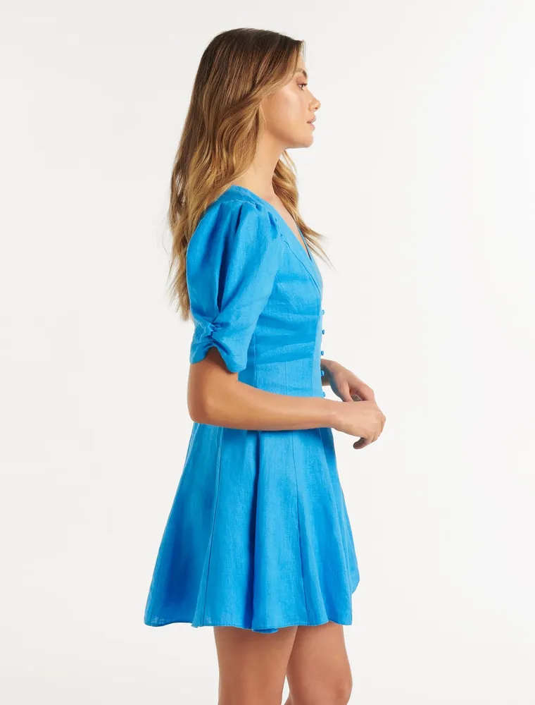 Rowan Linen Tea Dress