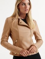 Heidi Vegan Leather Biker Jacket