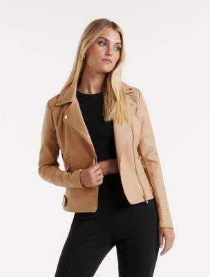 Heidi Vegan Leather Biker Jacket