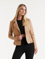 Heidi Vegan Leather Biker Jacket