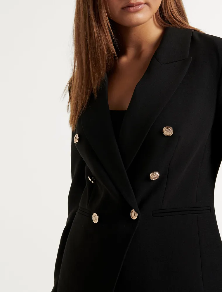 Chloe Military Blazer Black - 0 to 12 Women's Blazers