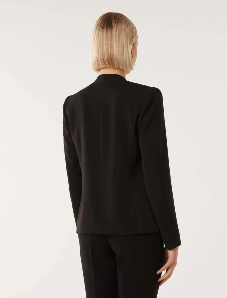 Pam Fitted Blazer in Black - Size 0 to 12 - Women's Blazer