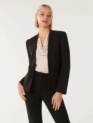 Pam Fitted Blazer in Black - Size 0 to 12 - Women's Blazer