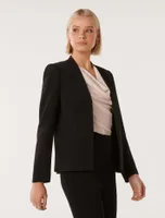 Pam Fitted Blazer in Black - Size 0 to 12 - Women's Blazer