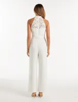 Clara Lace Halter Jumpsuit