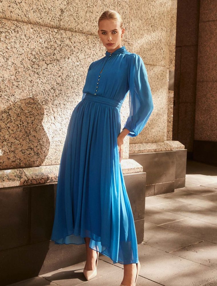 Nichola 3/4 Sleeve Midi Dress