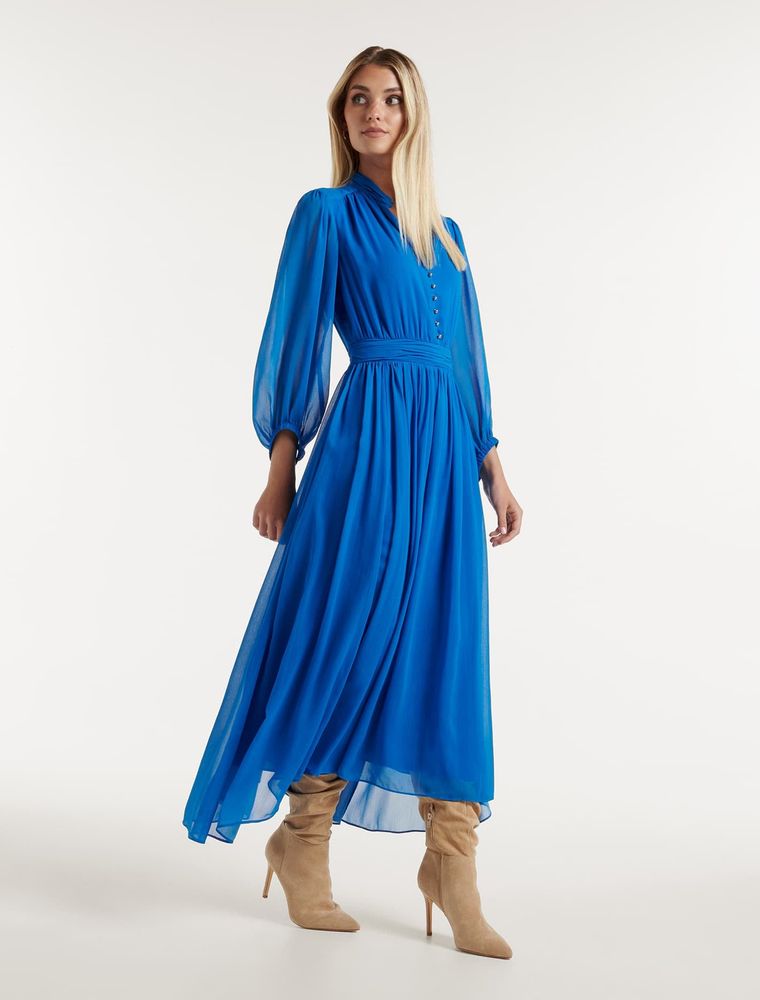 Nichola 3/4 Sleeve Midi Dress