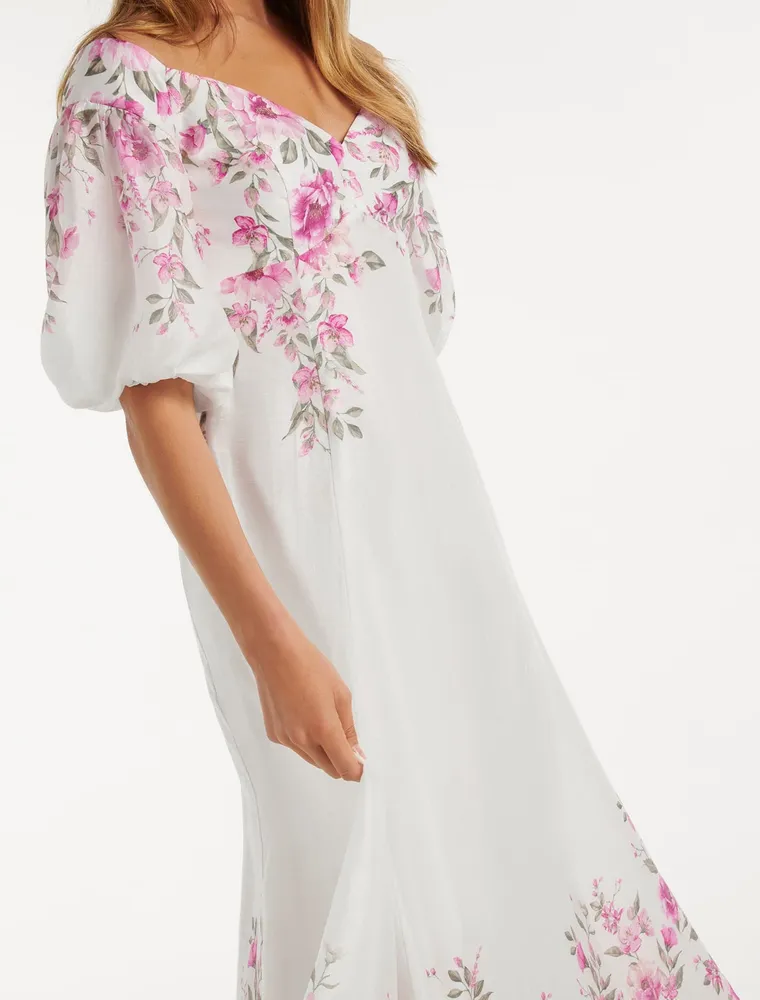 Lisa-Marie Off-Shoulder Maxi Dress