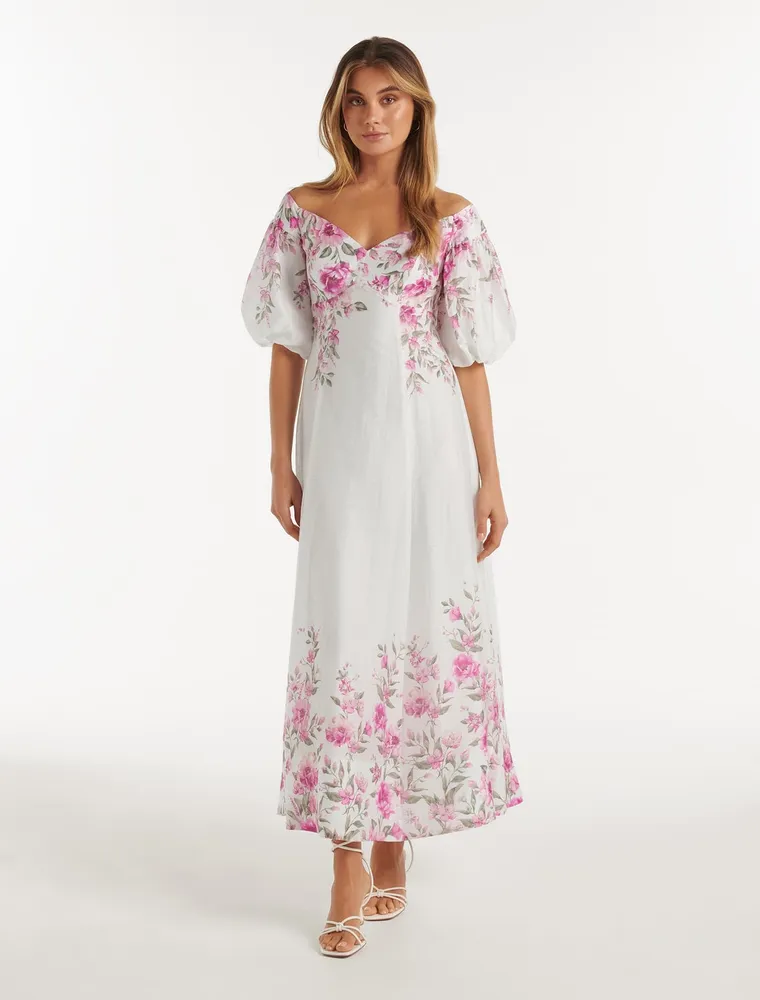 Lisa-Marie Off-Shoulder Maxi Dress