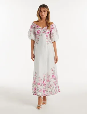 Lisa-Marie Off-Shoulder Maxi Dress