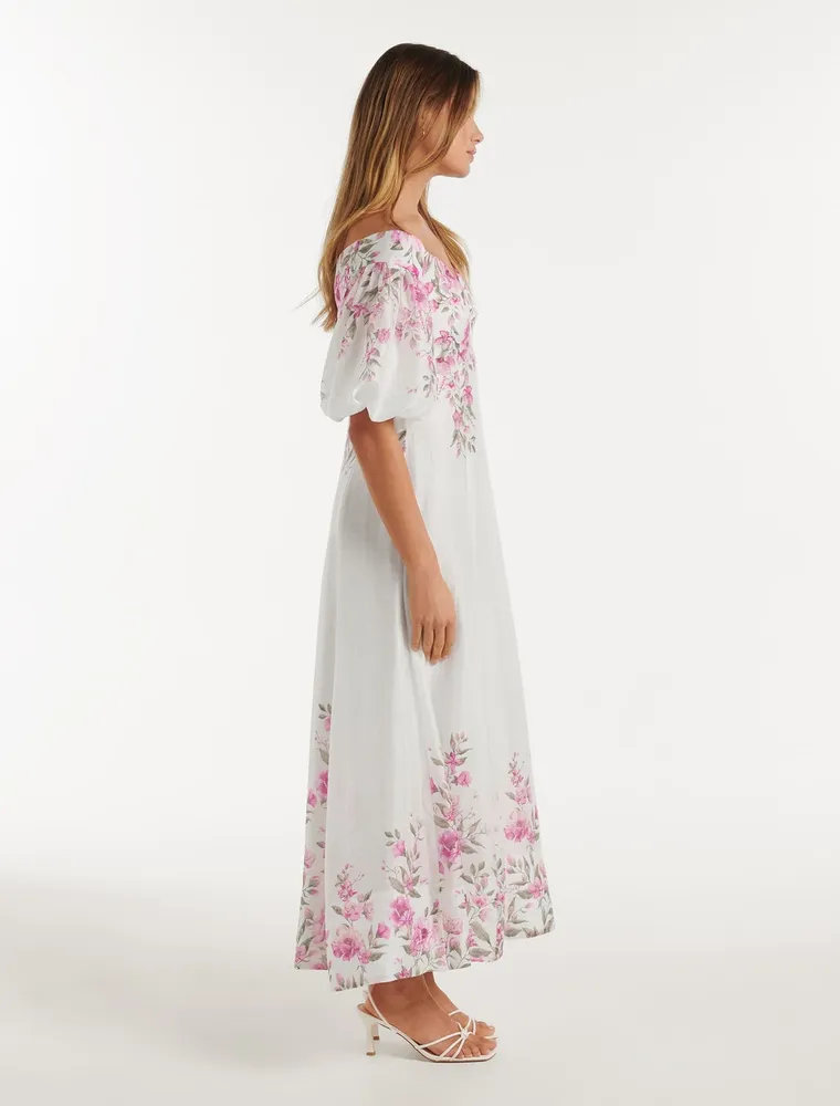 Lisa-Marie Off-Shoulder Maxi Dress