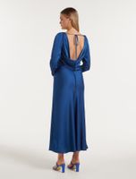 Mara Cowl Back Midi Dress